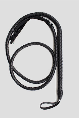 Bdsm Frusta Super Whip 200cm Nera